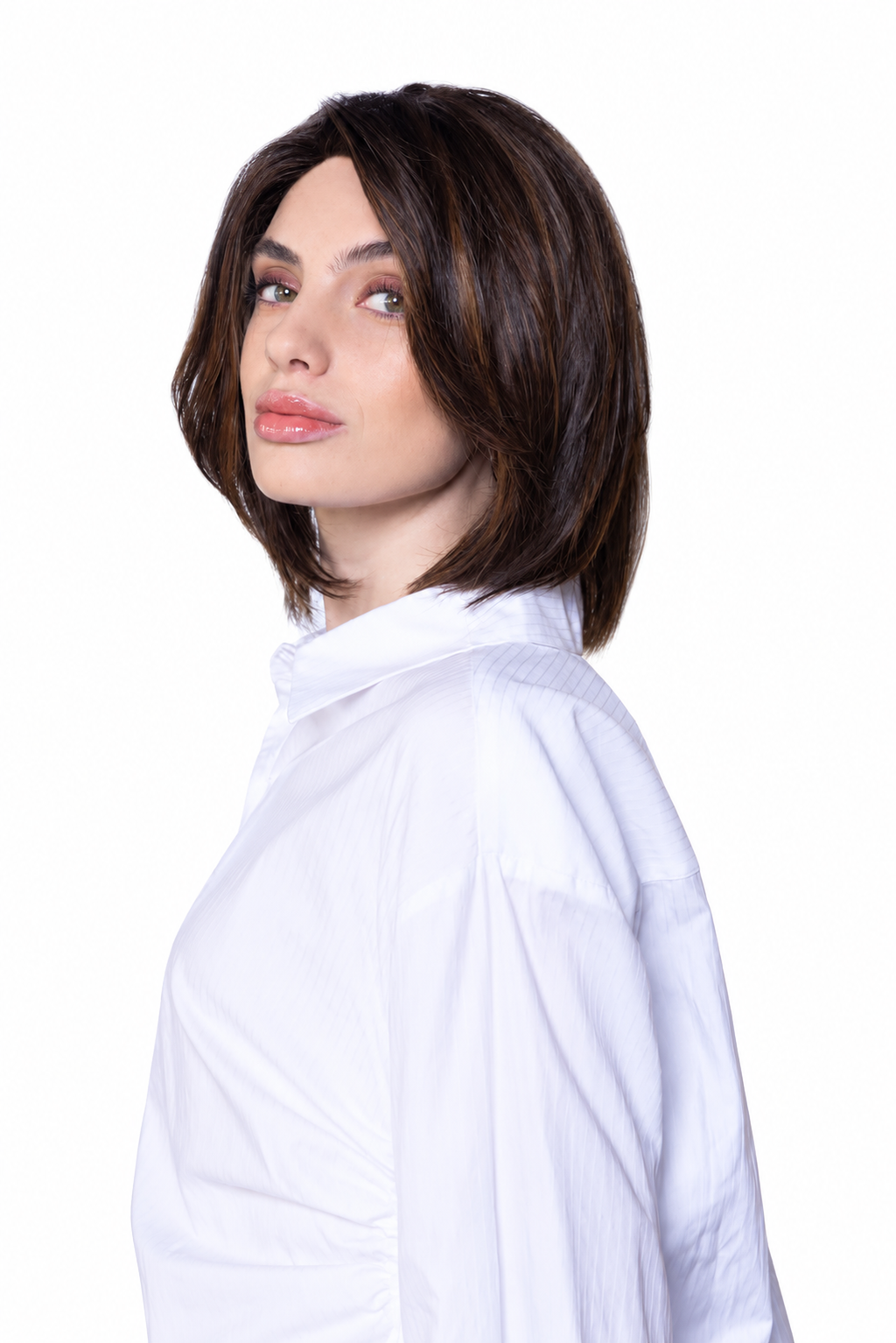 Peruca Joelle din păr natural 100% Remy