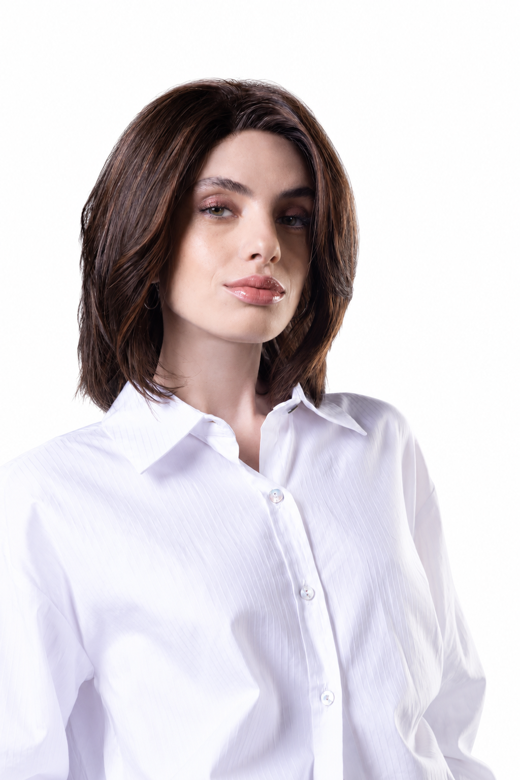 Peruca Joelle din păr natural 100% Remy